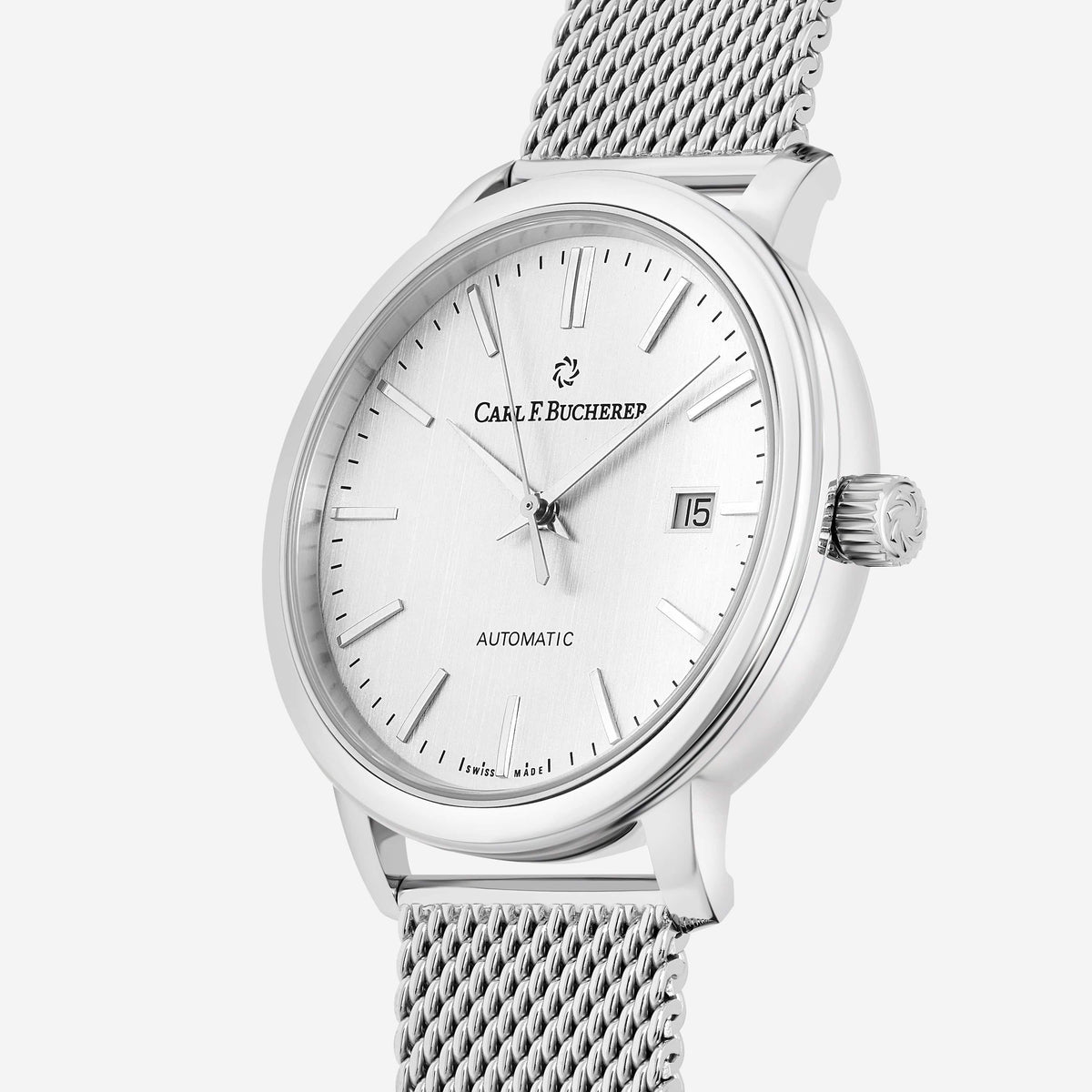 Front view of Carl F. Bucherer men's watch