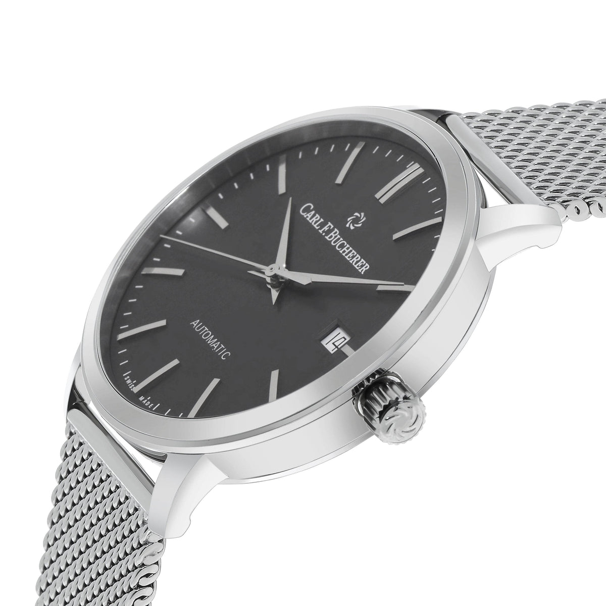 Angled view of Carl F. Bucherer men's watch