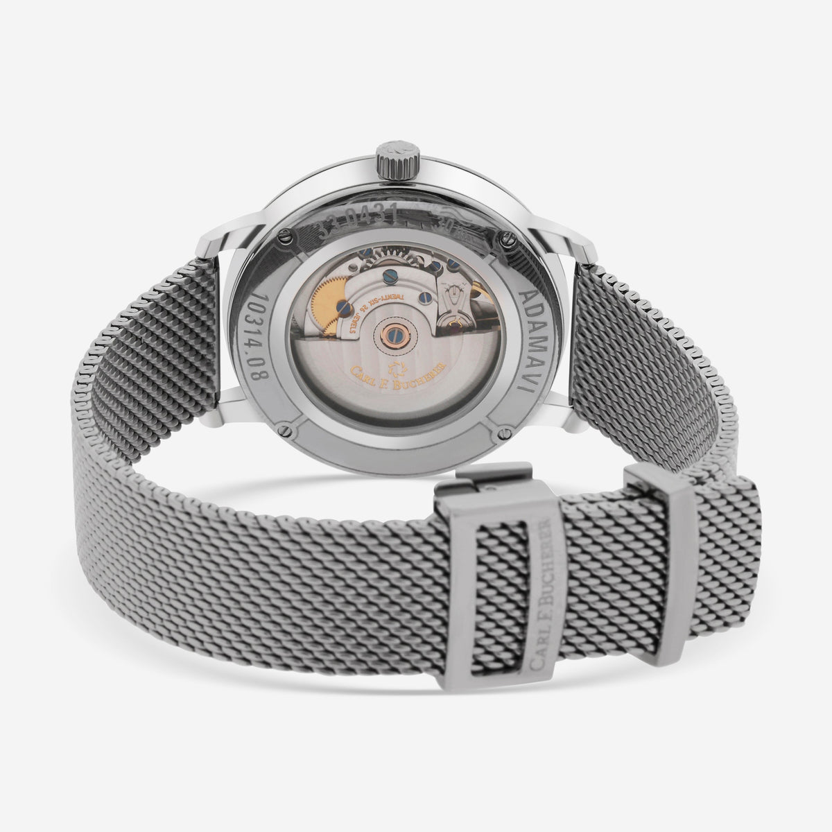 Front view of Carl F. Bucherer men's watch