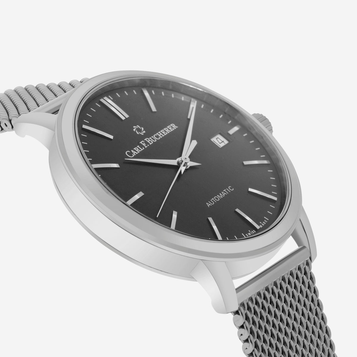 Angled view of Carl F. Bucherer men's watch