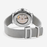 Angled view of Carl F. Bucherer men's blue watch