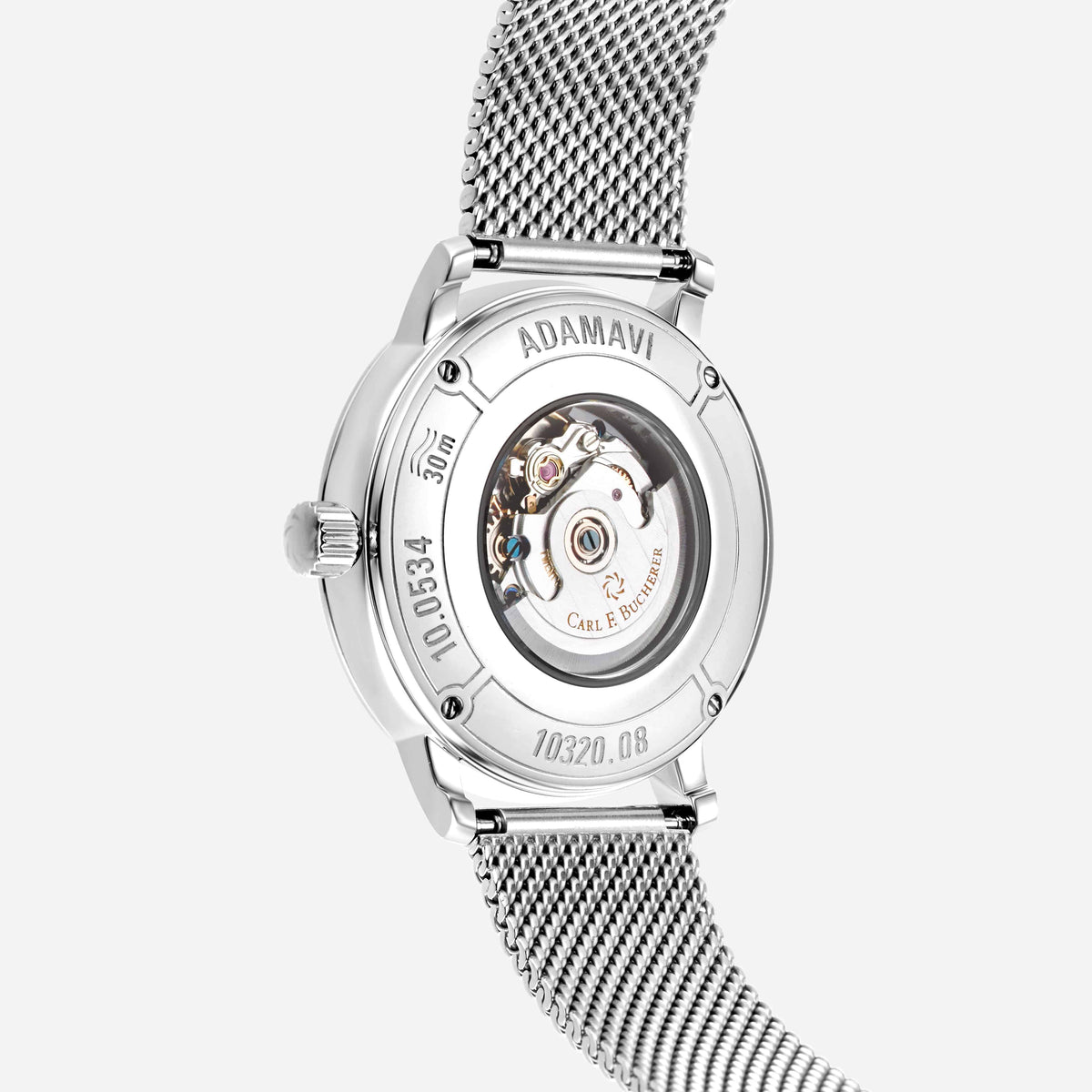 Side view of Carl F. Bucherer women's watch