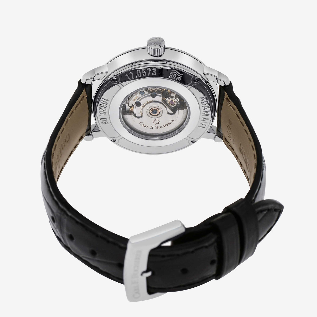 Side view of Carl F. Bucherer women's watch