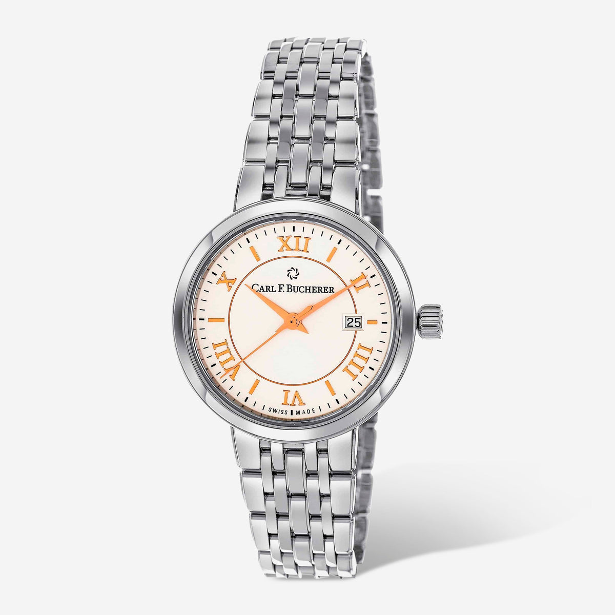 Front view of Carl F. Bucherer women's watch