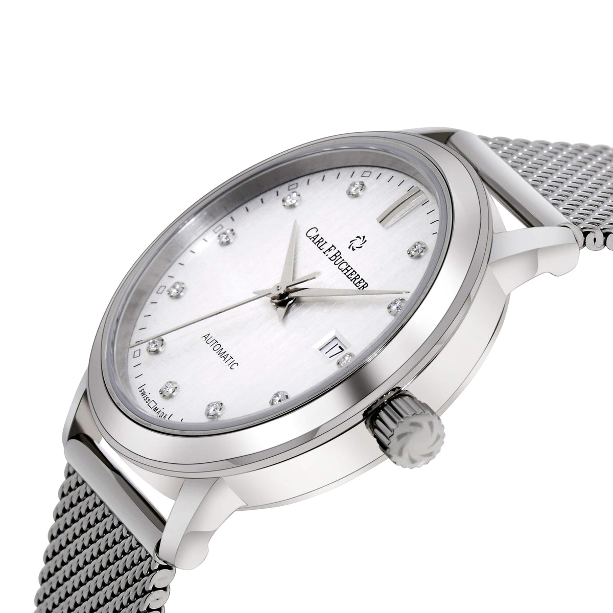 Front view of Carl F. Bucherer women's watch