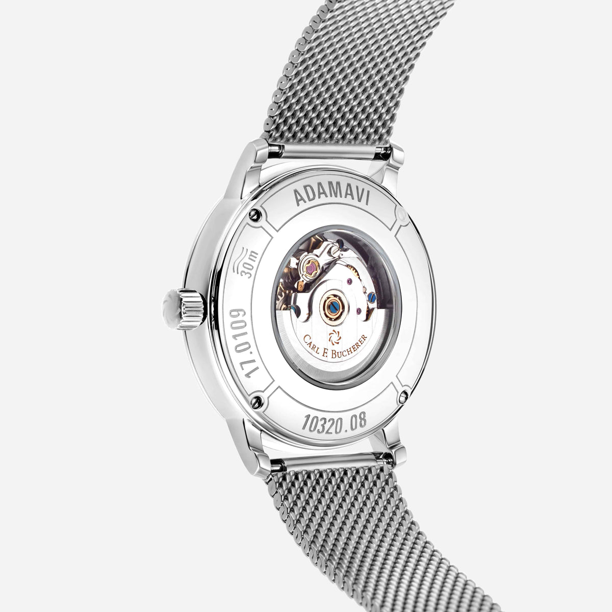 Side view of Carl F. Bucherer women's watch