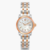 Front view of Carl F. Bucherer women's two tone watch