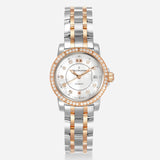 Angled view of Carl F. Bucherer women's two tone watch