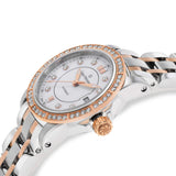 Front view of Carl F. Bucherer women's two tone watch