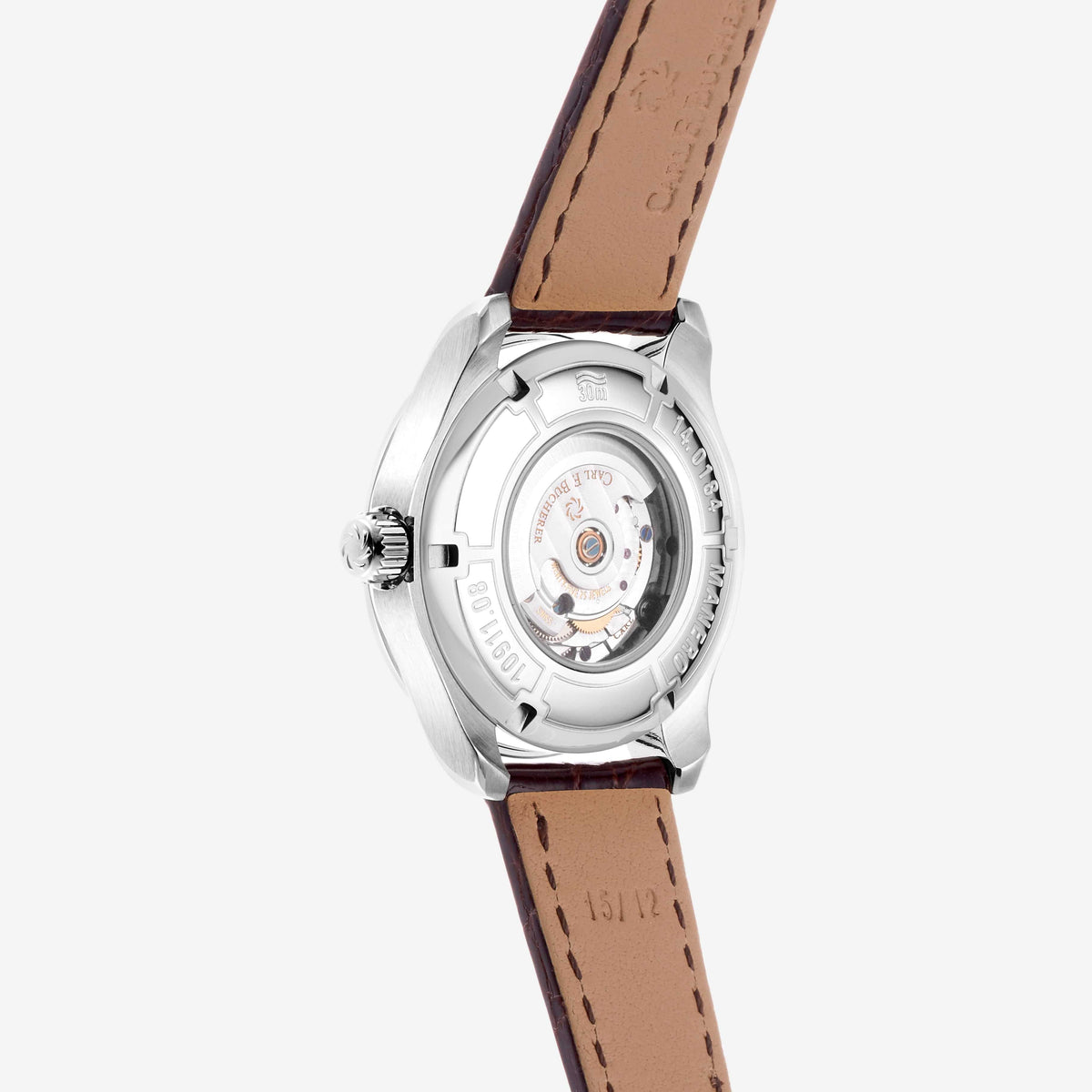 Side view of Carl F. Bucherer women's watch
