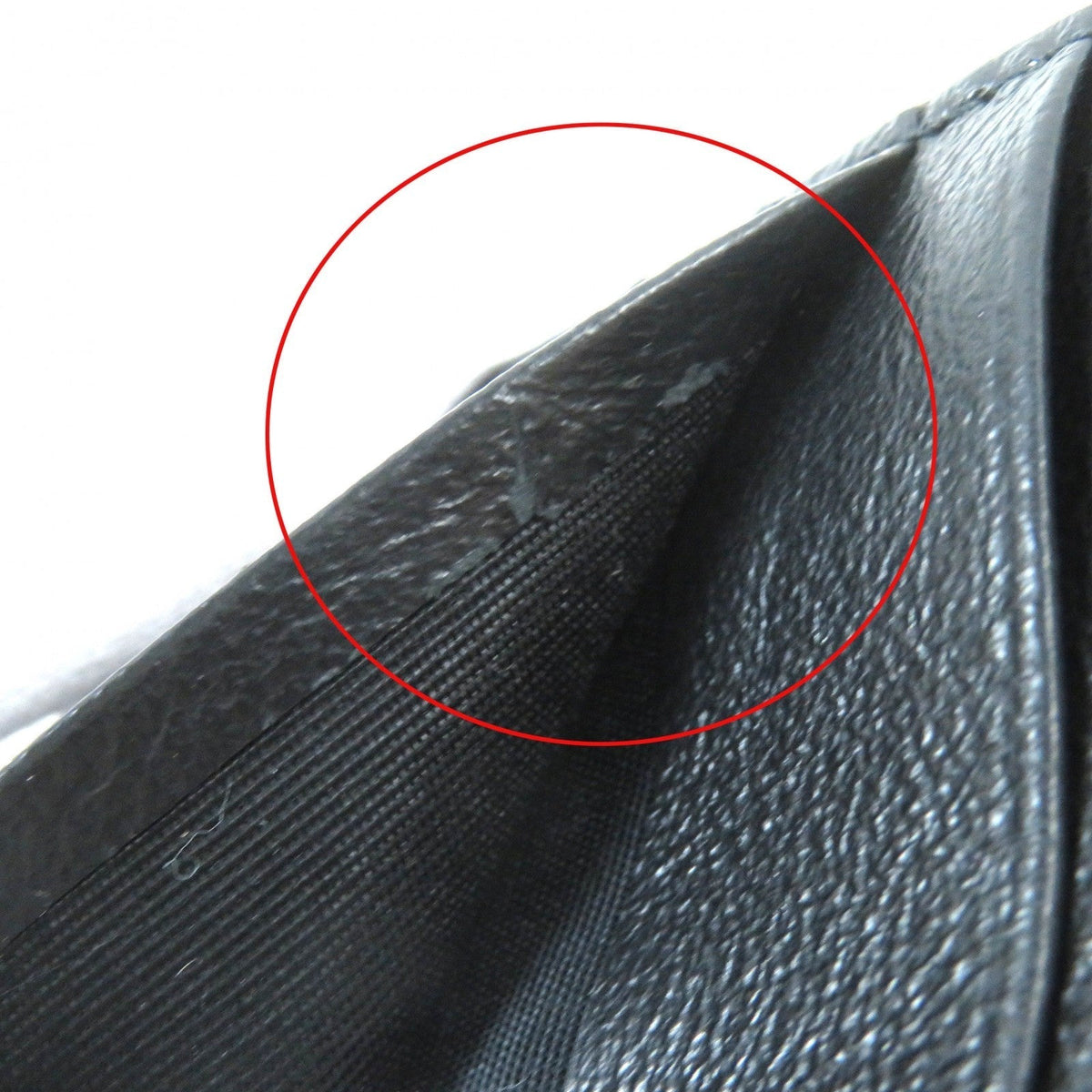 Balenciaga designer wallet leather closeup detail