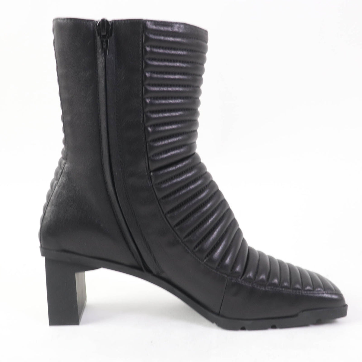 Zelvant elegant leather Boot top view