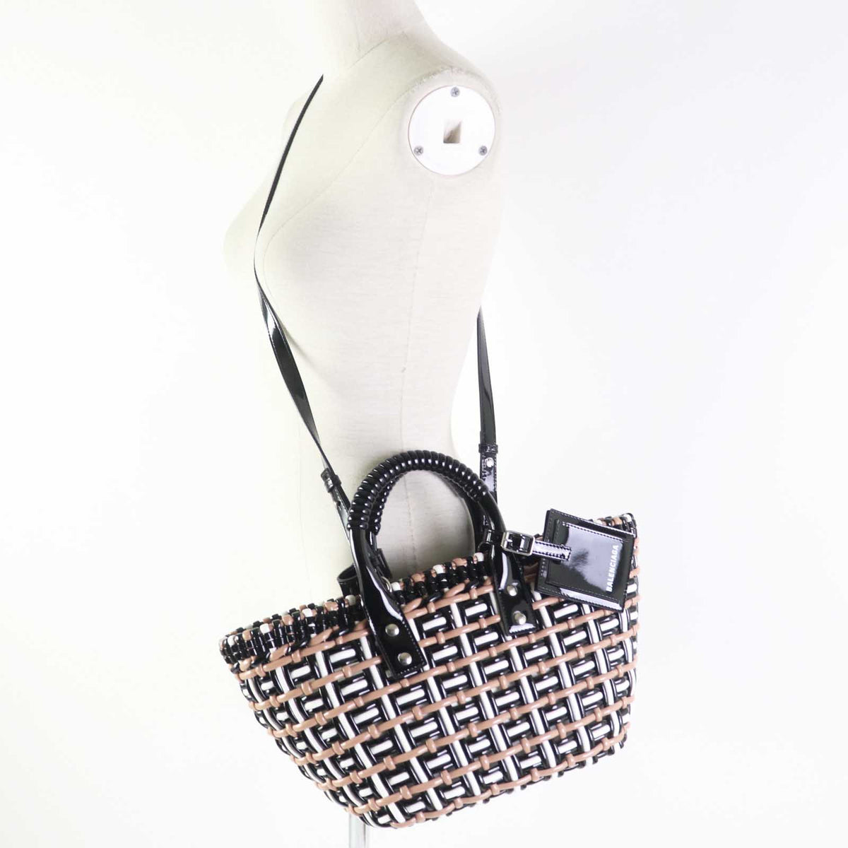 Crismontia elegant leather Luxury Bag flat lay view