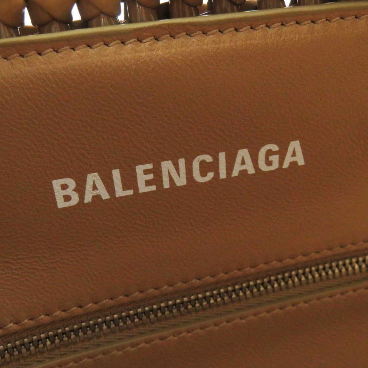 Balenciaga designer handbag leather closeup detail