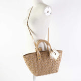 Side view of Balenciaga handbag Beige premium designer bag