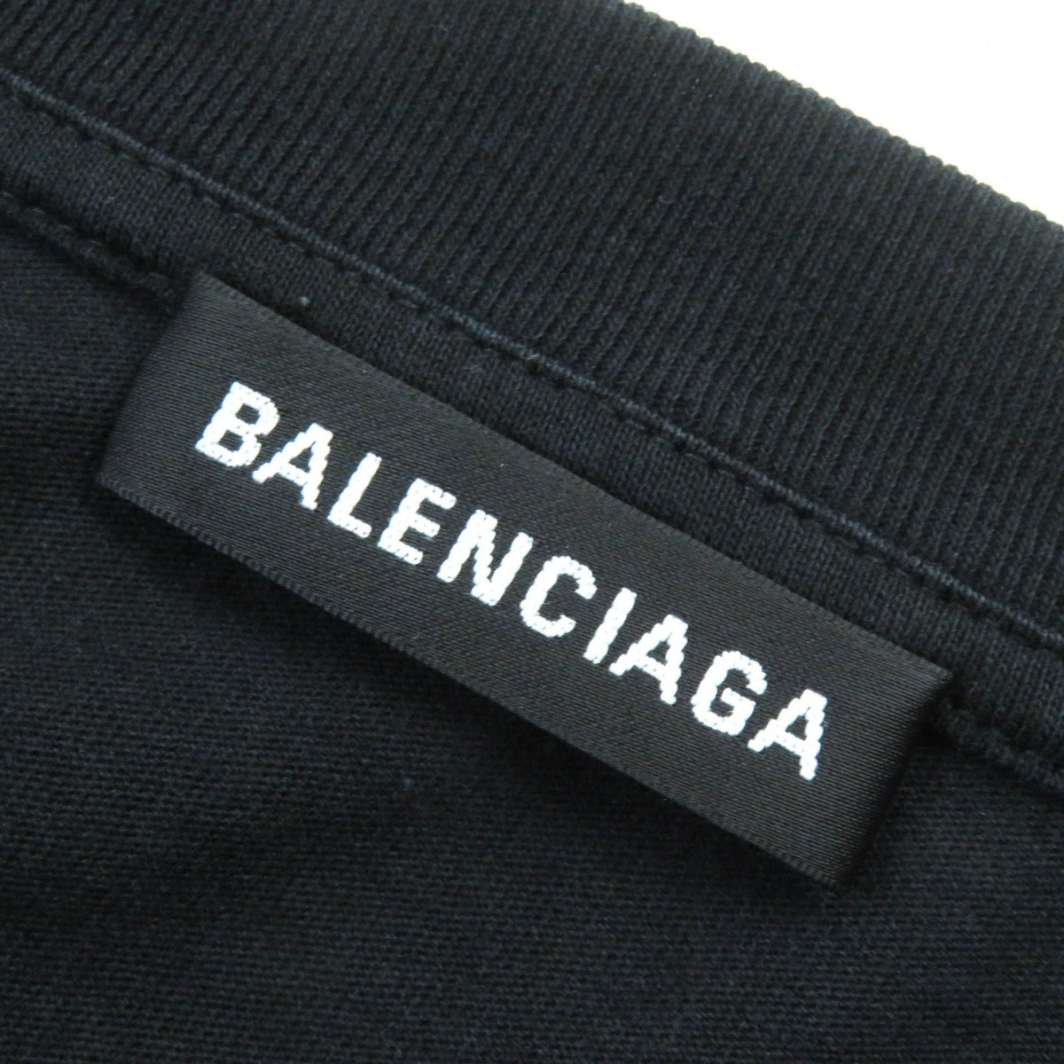 Side view of Balenciaga handbag Black premium designer bag