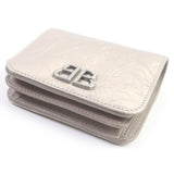 Balenciaga designer wallet leather closeup detail