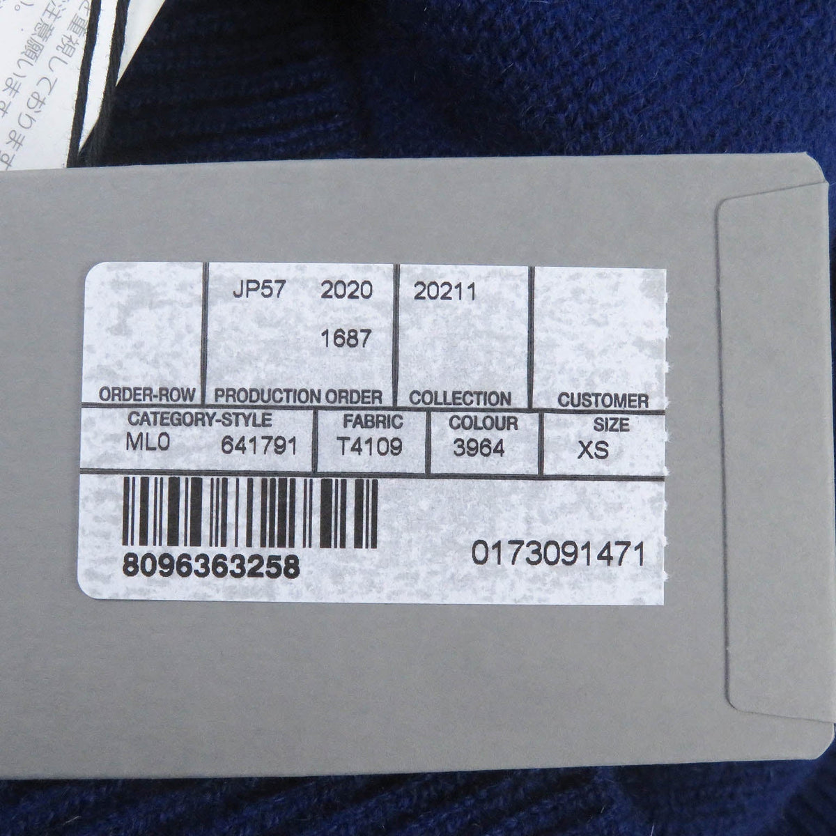 Side view of Balenciaga handbag Blue premium designer bag