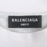 Side view of Balenciaga handbag Gray premium designer bag