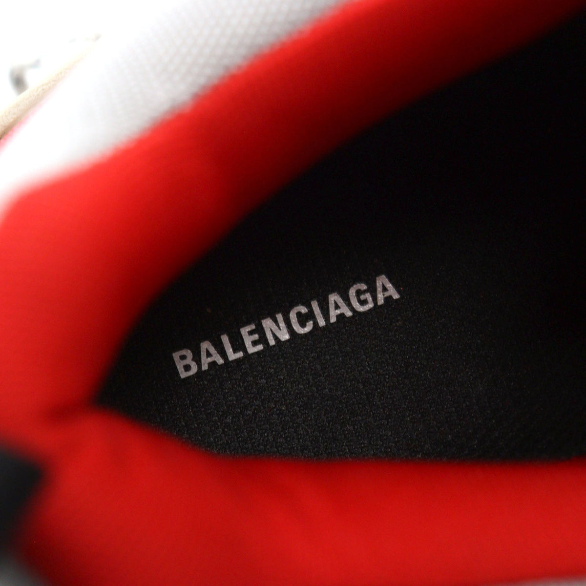 Side view of Balenciaga handbag Red premium designer bag