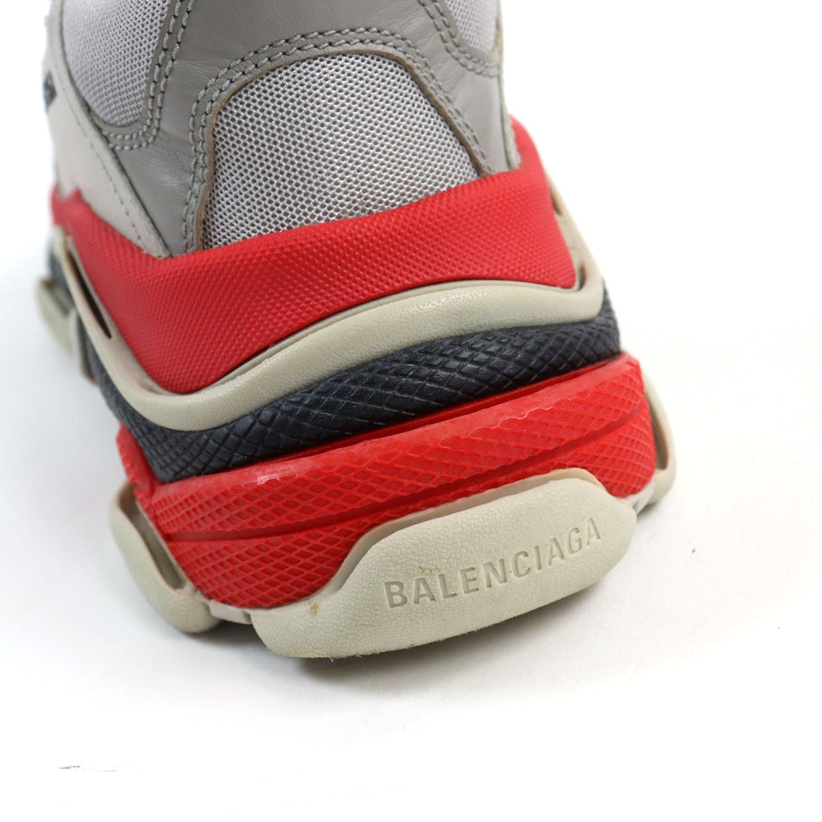 Side view of Balenciaga handbag Red premium designer bag