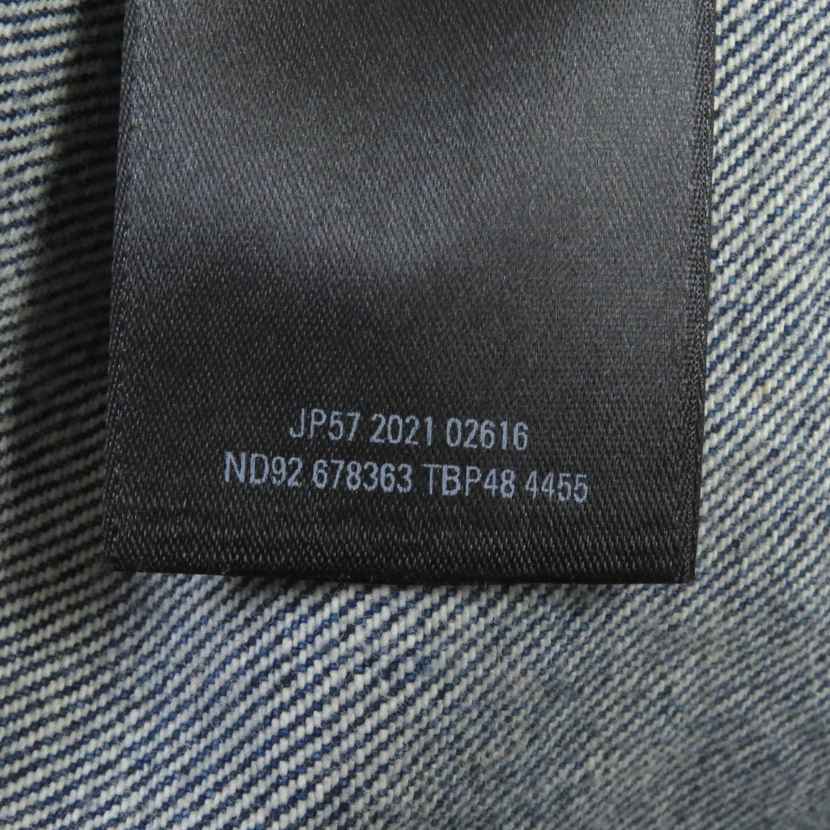Balenciaga designer handbag denim closeup detail