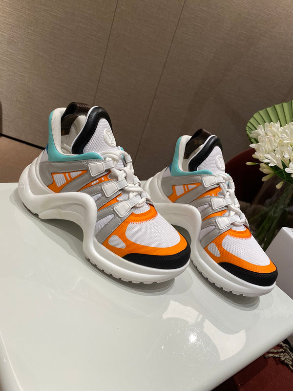 Louis Vuitton White Slip-On Sneakers - Lifestyle Styling Shot