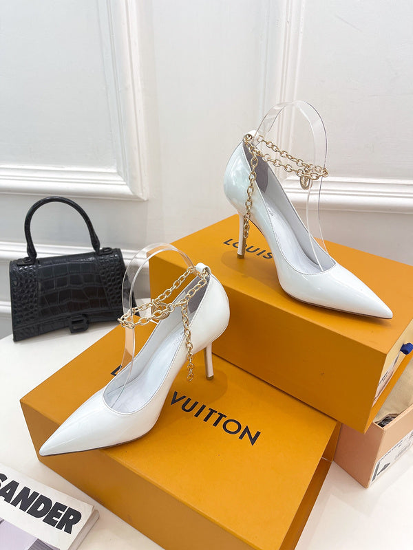 Louis Vuitton shoes Style 414 - angled studio shot