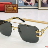 Angled view of Cartier unisex sunglasses