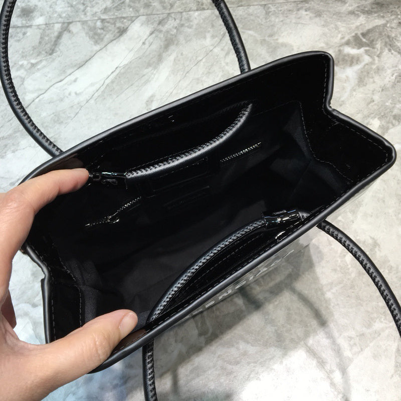 Polished Vegan Leather Handbag - Everyday Elegance | Women's Designer-Inspired Purse #908 - styled full view (image 7) of designer-inspired handbag