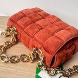 Chic Vegan Leather Handbag - Premium Craftsmanship Detailing | Women's Luxury Handbag #1652 - texture close-up (image 9) of designer-inspired handbag