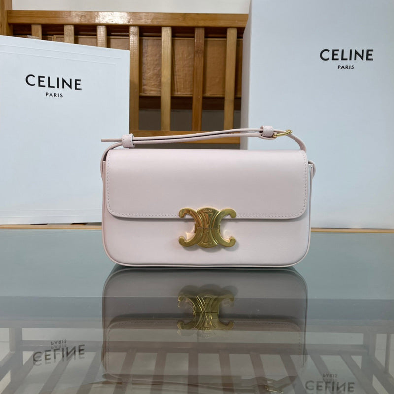 Styled lifestyle shot of classic signature women's handbag – women's designer-style accessory