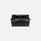 Top view of refined classic women's handbag – women's designer-style accessory