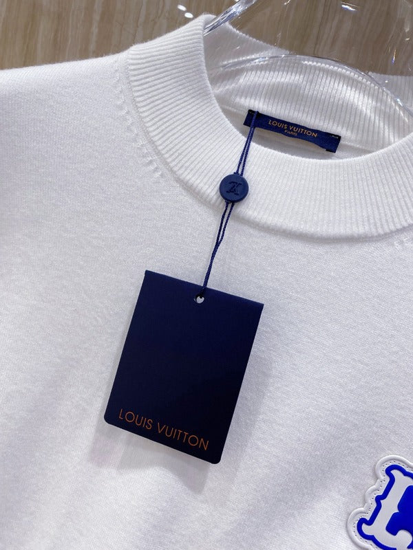 Side profile of Louis Vuitton luxury clothing with streetwear-inspired cut