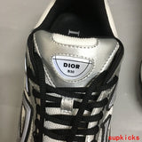 Dior Beige Platform Heels - Close-Up Texture View