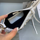 Timeless Vegan Leather Handbag - Refined Silhouette | Women's Luxury Handbag #353 - styled full view (image 7) of designer-inspired handbag