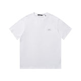 Back view of Polo cotton polo shirt with monogram-inspired silhouette