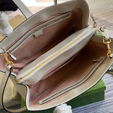 Close-up detail of chic structured women's handbag – women's premium purse