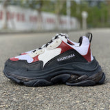 Balenciaga shoes Style 296 - front view, classic monogram styling (alternate angle)