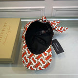 Angled view of Burberry unisex cap