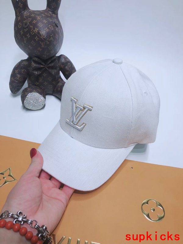 Side view of Louis Vuitton unisex cap