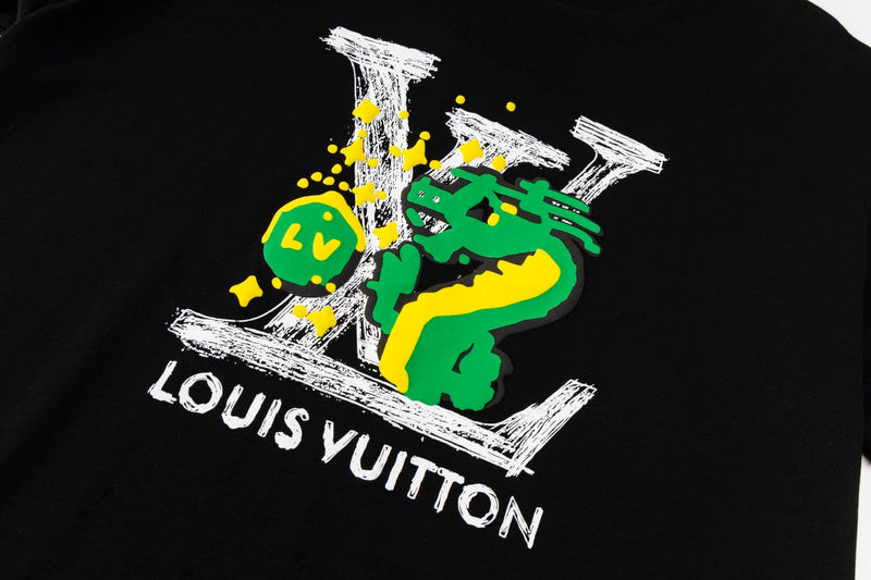 Back view of Louis Vuitton cotton t-shirt with contemporary cut