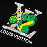 Back view of Louis Vuitton cotton t-shirt with contemporary cut