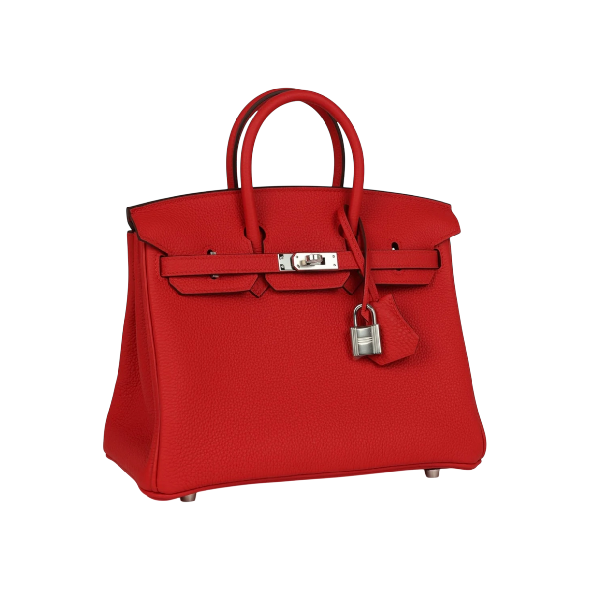 HermÃ¨s Birkin 25 Rouge Radieux Togo Palladium Hardware