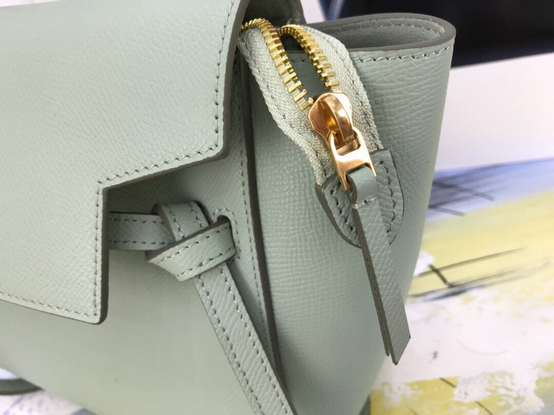 Front view of classic modern women's handbag – women's luxury accessory