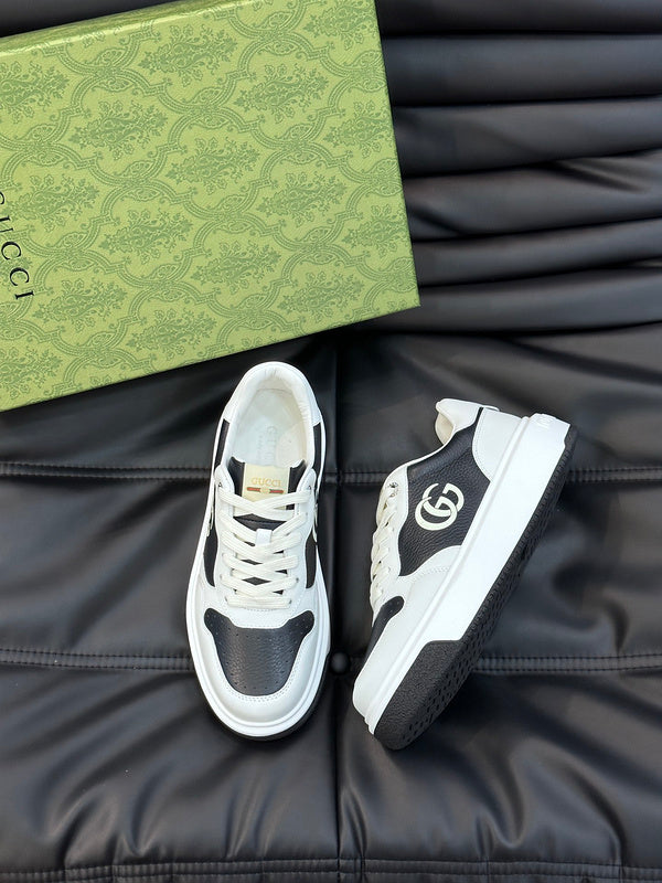Gucci sneakers detailed view showing premium designer craftsmanship