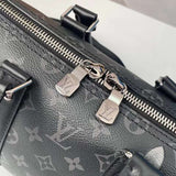 Handle and strap detail of everyday-luxe structured women's handbag – women's statement bag