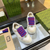 Gucci sneakers detailed view showing premium designer craftsmanship