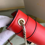 Classic Vegan Leather Handbag - Statement Silhouette | Women's Statement Accessory #1681 - hardware and detail close-up (image 5) of designer-inspired handbag