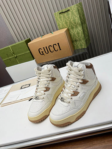 Gucci soft grey luxury sneakers view 11 classic court silhouette